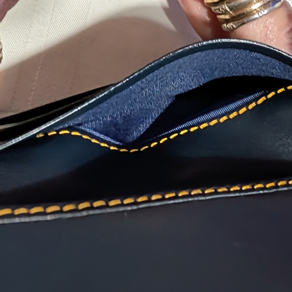 Dior Signature Saddle Monogram Blue Dior Oblique Jacquard And Leather Wallet 🔥 - Picture 12 of 17